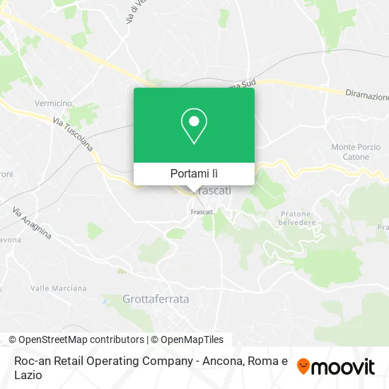 Mappa Roc-an Retail Operating Company - Ancona