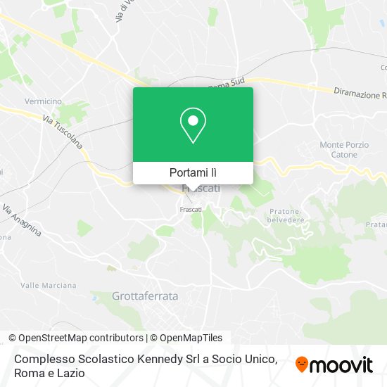 Mappa Complesso Scolastico Kennedy Srl a Socio Unico