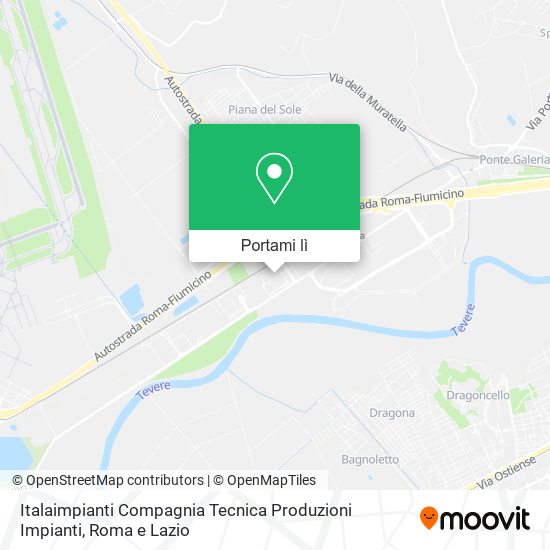 Mappa Italaimpianti Compagnia Tecnica Produzioni Impianti