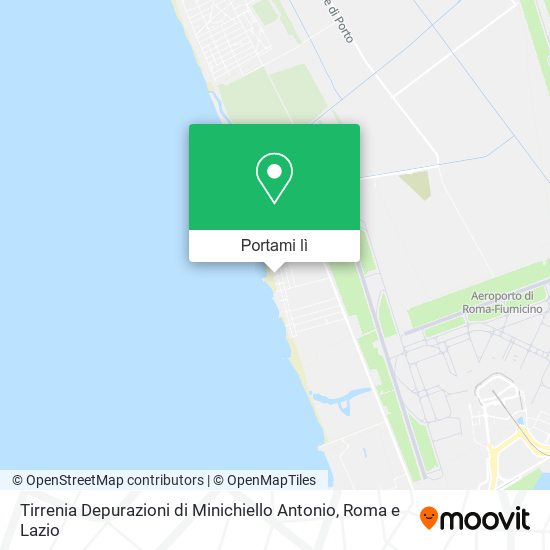 Mappa Tirrenia Depurazioni di Minichiello Antonio