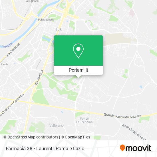 Mappa Farmacia 38 - Laurenti