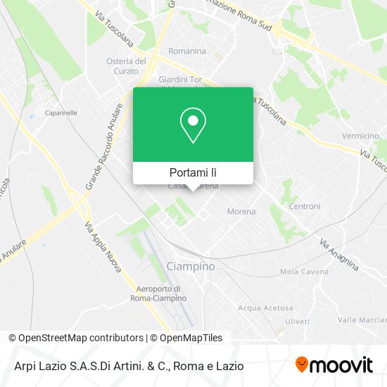 Mappa Arpi Lazio S.A.S.Di Artini. & C.