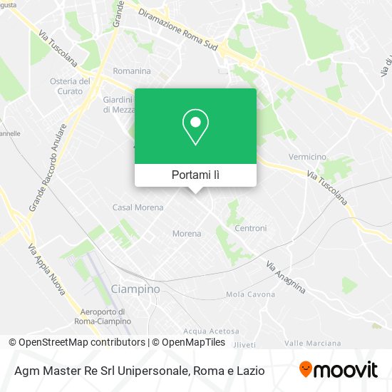 Mappa Agm Master Re Srl Unipersonale