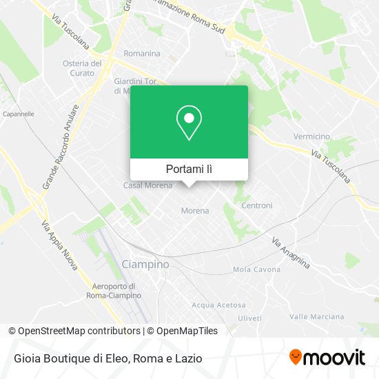 Mappa Gioia Boutique di Eleo