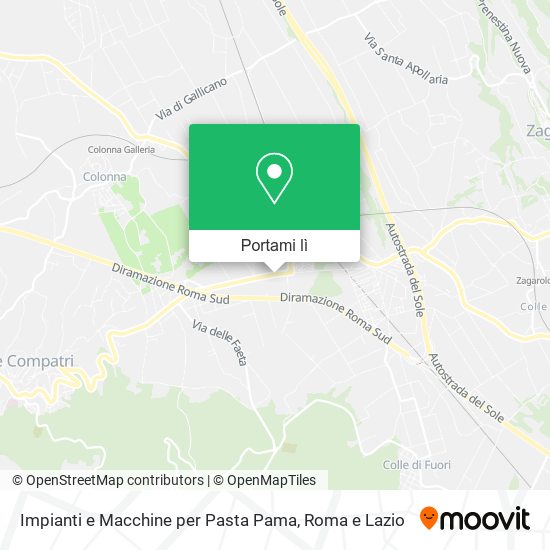 Mappa Impianti e Macchine per Pasta Pama