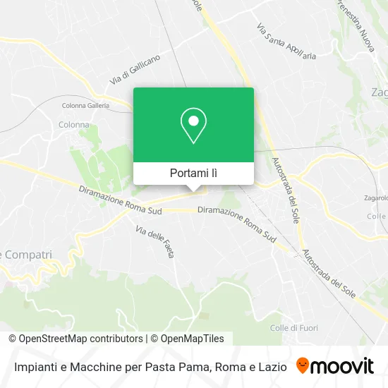 Mappa Impianti e Macchine per Pasta Pama