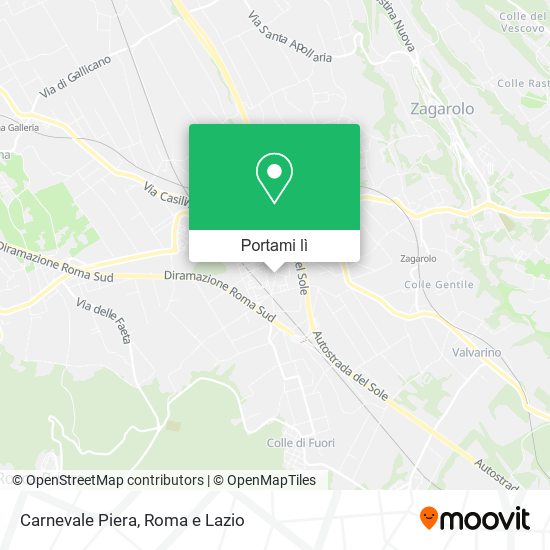 Mappa Carnevale Piera