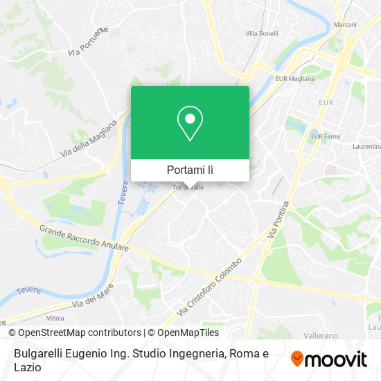 Mappa Bulgarelli Eugenio Ing. Studio Ingegneria