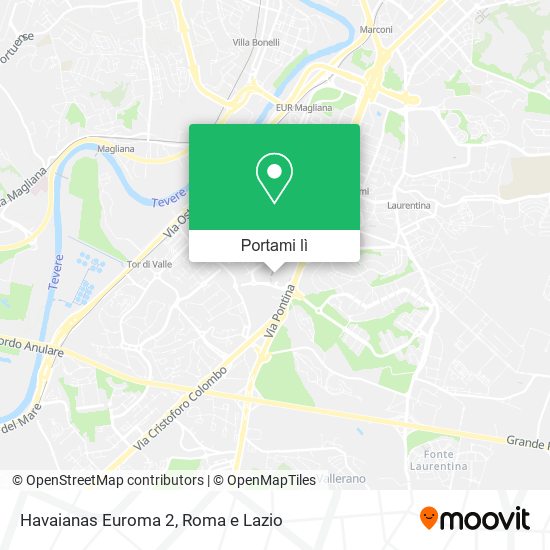 Mappa Havaianas Euroma 2