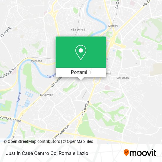 Mappa Just in Case Centro Co