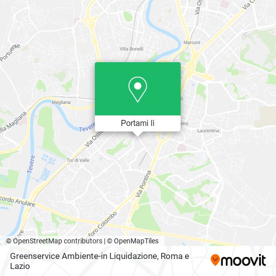 Mappa Greenservice Ambiente-in Liquidazione