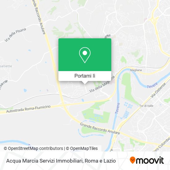 Mappa Acqua Marcia Servizi Immobiliari