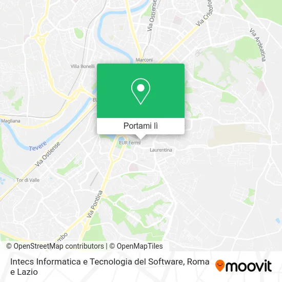 Mappa Intecs Informatica e Tecnologia del Software