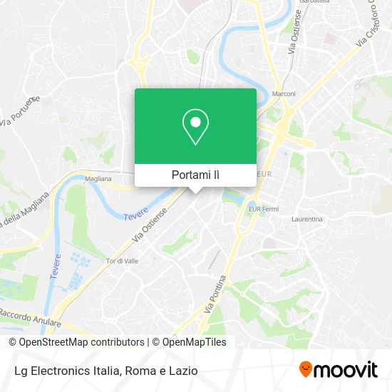 Mappa Lg Electronics Italia