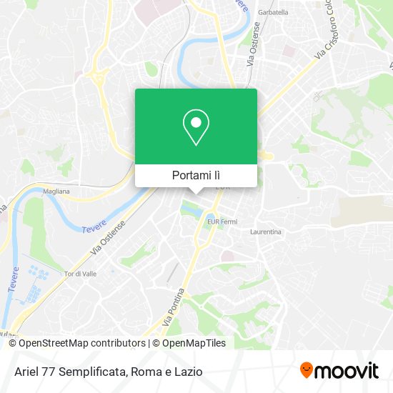 Mappa Ariel 77 Semplificata
