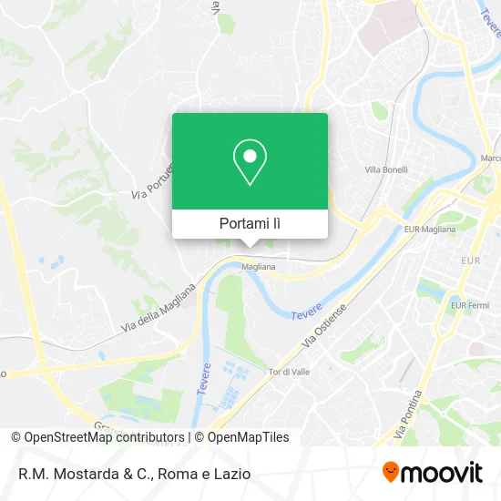 Mappa R.M. Mostarda & C.