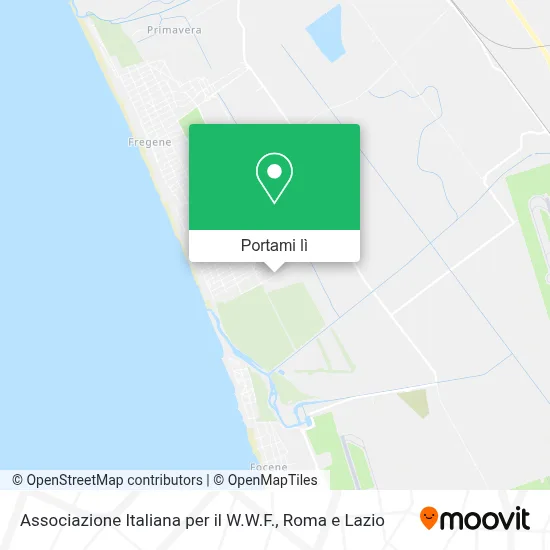 Mappa Associazione Italiana per il W.W.F.