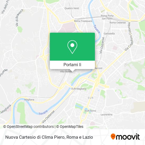 Mappa Nuova Cartesio di Clima Piero