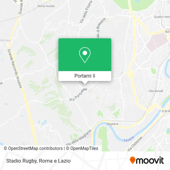 Mappa Stadio Rugby