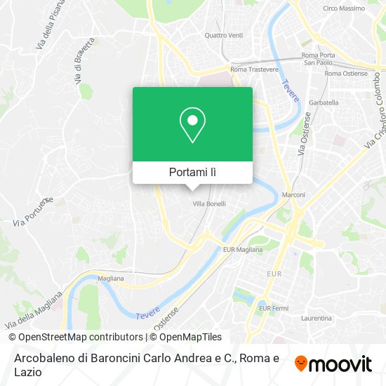 Mappa Arcobaleno di Baroncini Carlo Andrea e C.