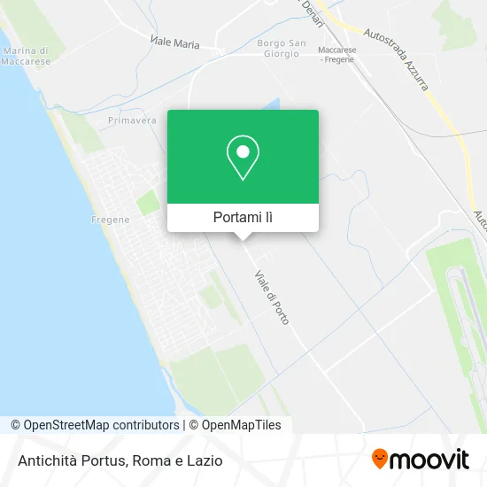 Mappa Antichità Portus