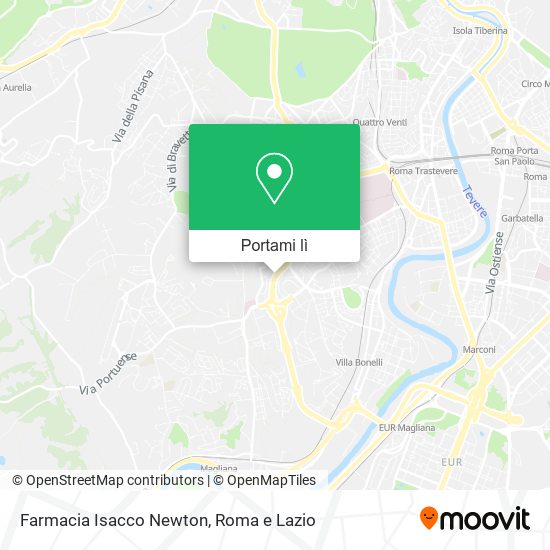 Mappa Farmacia Isacco Newton