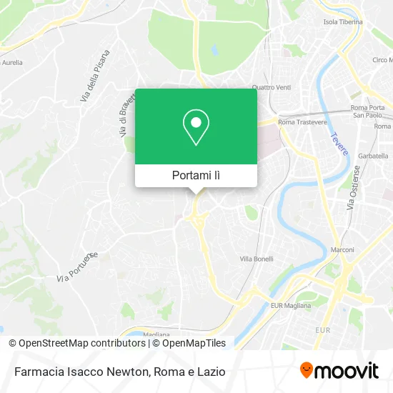 Mappa Farmacia Isacco Newton