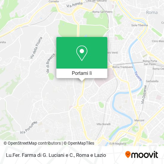 Mappa Lu.Fer. Farma di G. Luciani e C.
