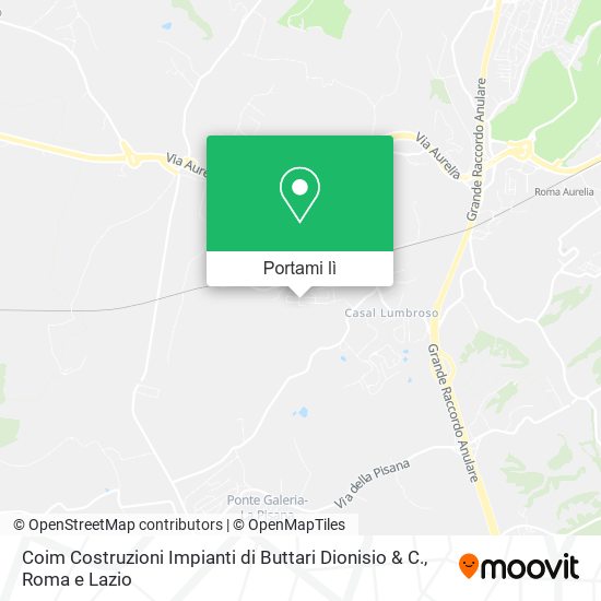 Mappa Coim Costruzioni Impianti di Buttari Dionisio & C.