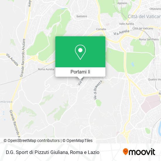 Mappa D.G. Sport di Pizzuti Giuliana