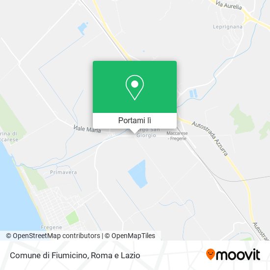 Mappa Comune di Fiumicino