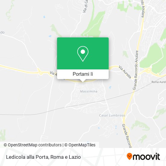 Mappa Ledicola alla Porta