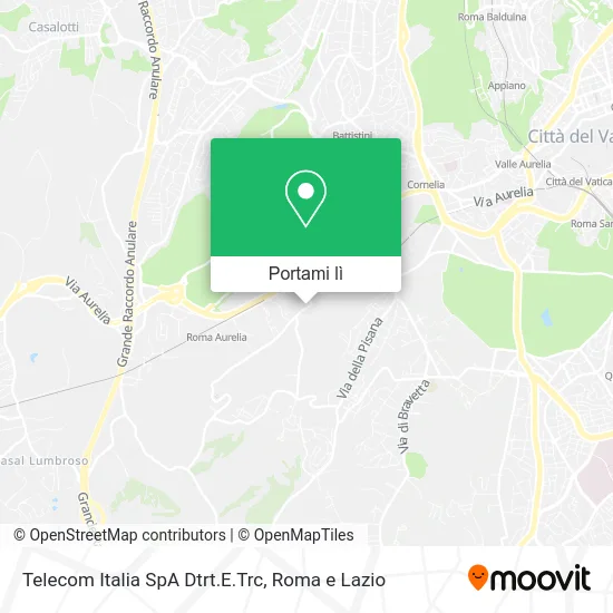 Mappa Telecom Italia SpA Dtrt.E.Trc