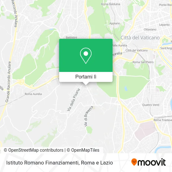 Mappa Istituto Romano Finanziamenti