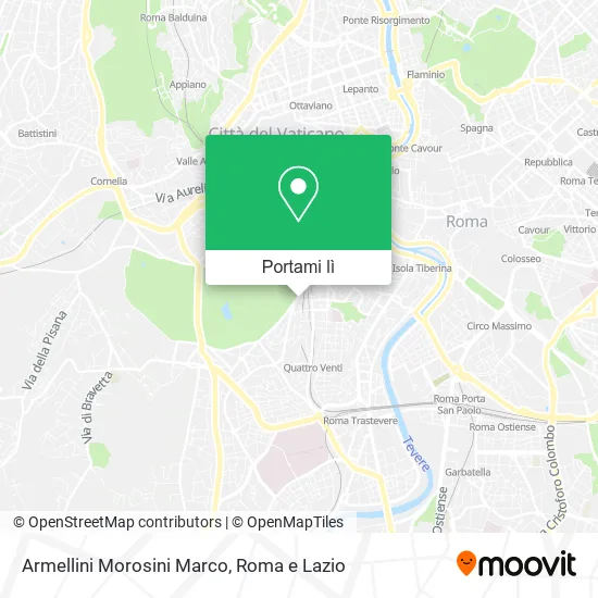 Mappa Armellini Morosini Marco