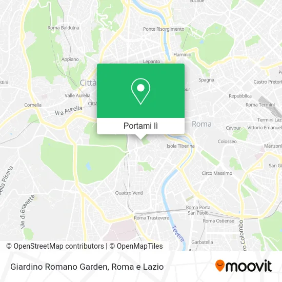 Mappa Giardino Romano Garden