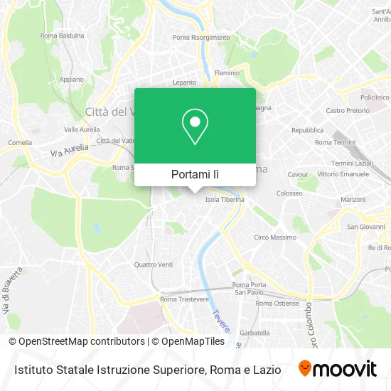 Mappa Istituto Statale Istruzione Superiore