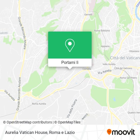 Mappa Aurelia Vatican House