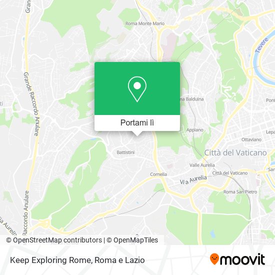 Mappa Keep Exploring Rome