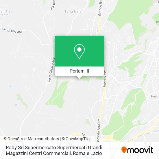 Mappa Roby Srl Supermercato Supermercati Grandi Magazzini Centri Commerciali