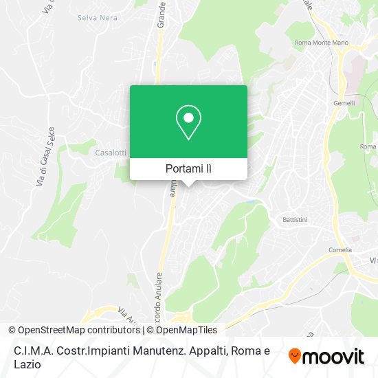 Mappa C.I.M.A. Costr.Impianti Manutenz. Appalti