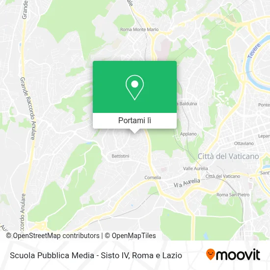 Mappa Scuola Pubblica Media - Sisto IV