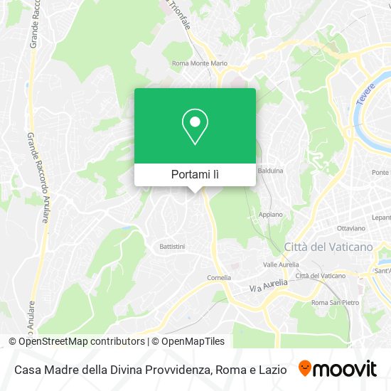 Mappa Casa Madre della Divina Provvidenza