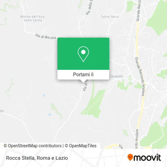 Mappa Rocca Stella