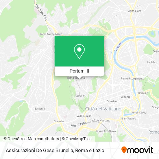 Mappa Assicurazioni De Gese Brunella