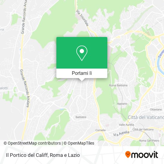 Mappa Il Portico del Califf