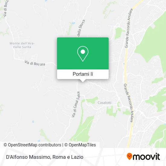 Mappa D'Alfonso Massimo