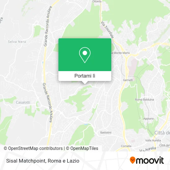 Mappa Sisal Matchpoint