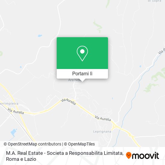 Mappa M.A. Real Estate - Societa a Responsabilita Limitata