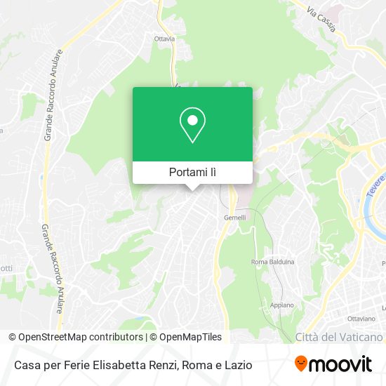Mappa Casa per Ferie Elisabetta Renzi